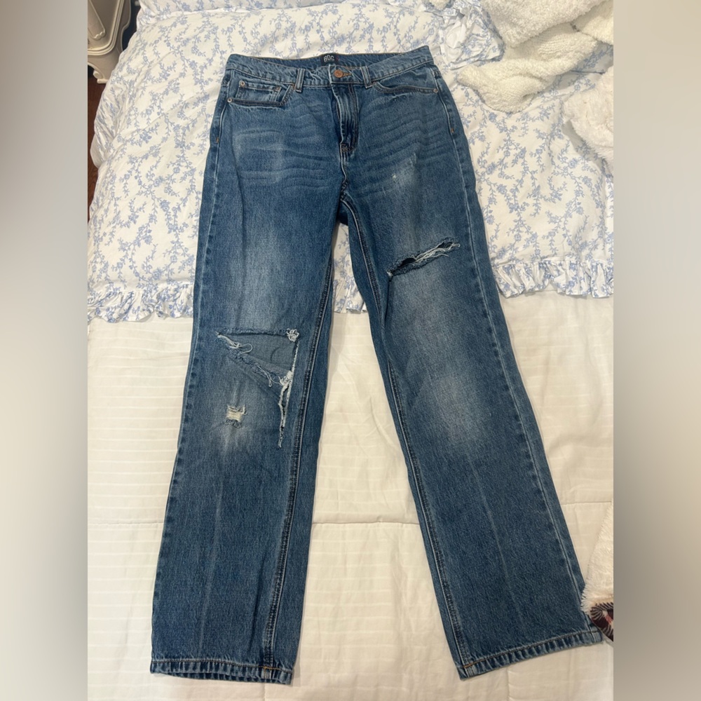 BDG Blue Boyfriend Jeans Distressed Vintage